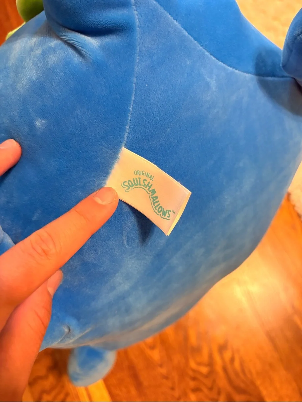 Squishmallows cuddly dinosaur
